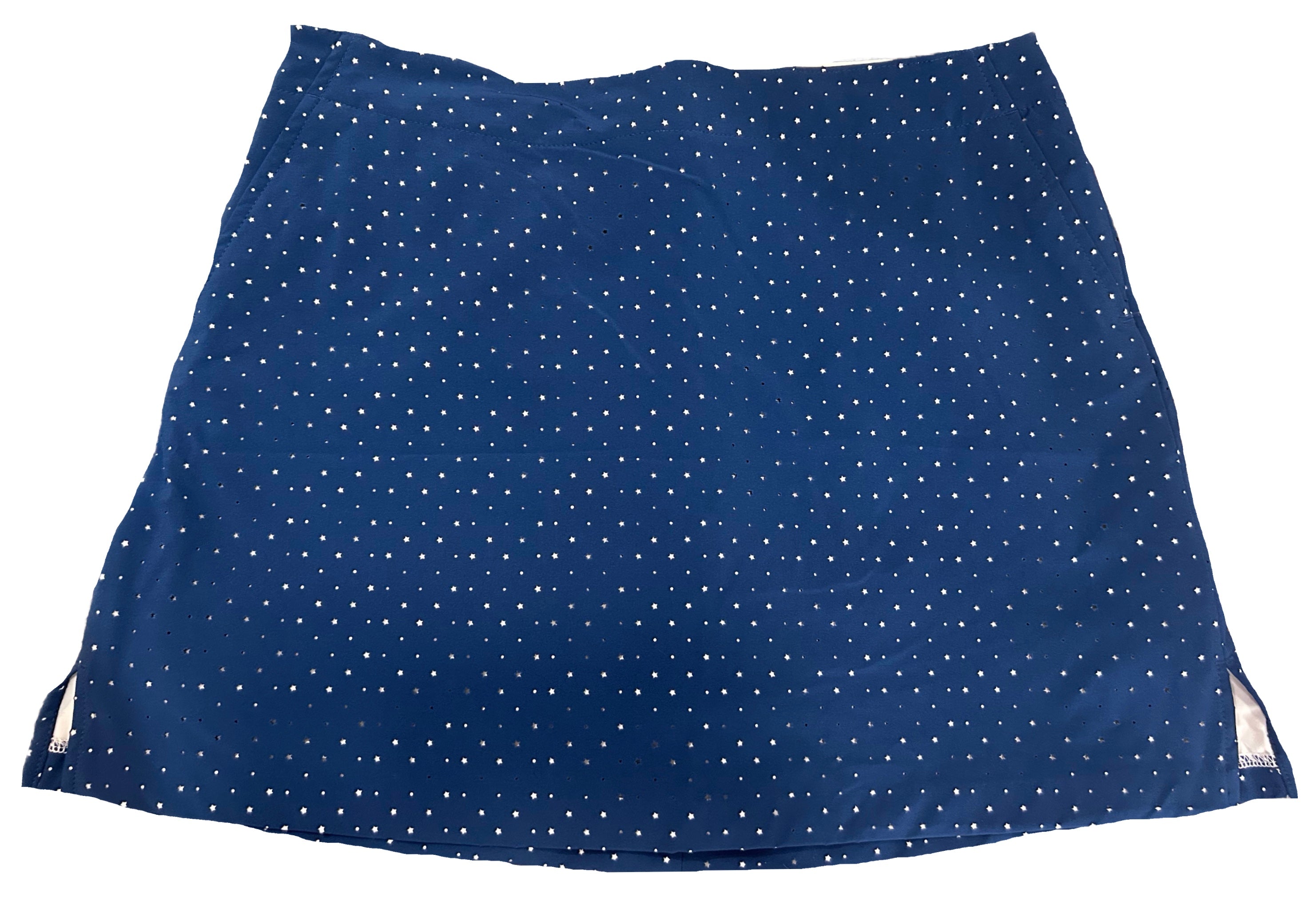 Lady Hagen Navy Star Cutout Women's Golf Skort Size 14