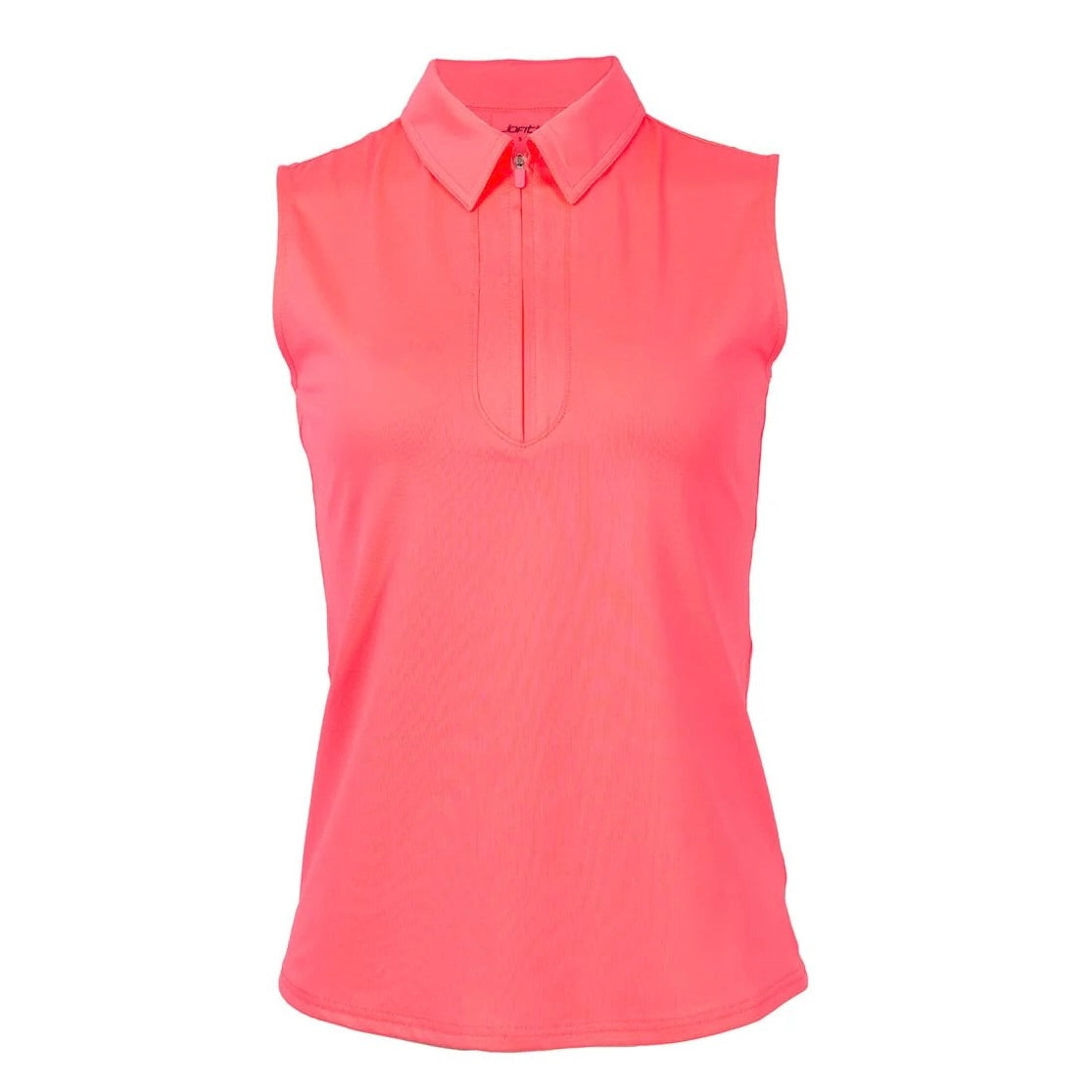New Jofit Women's Coral Reef Sleeveless Golf Polo MSP$92 Brand new-with tags / L / Coral