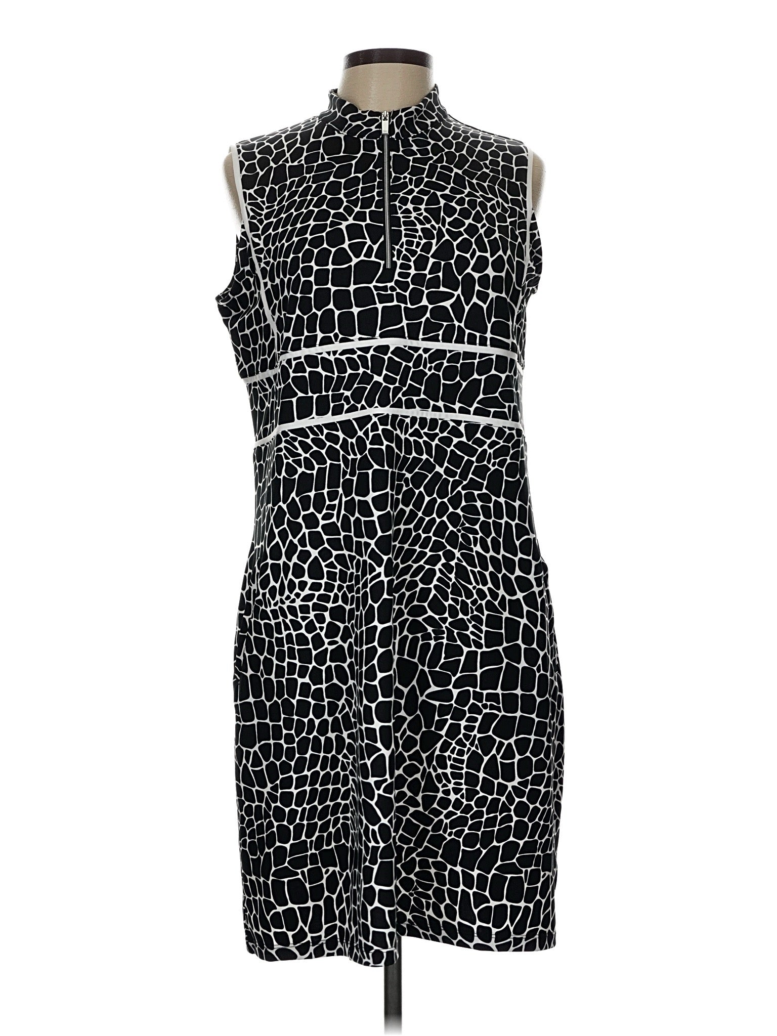black and white golf dress Olaya Sport: Kim Golf Dress White/Black. Women's Golf Clothes. XXL