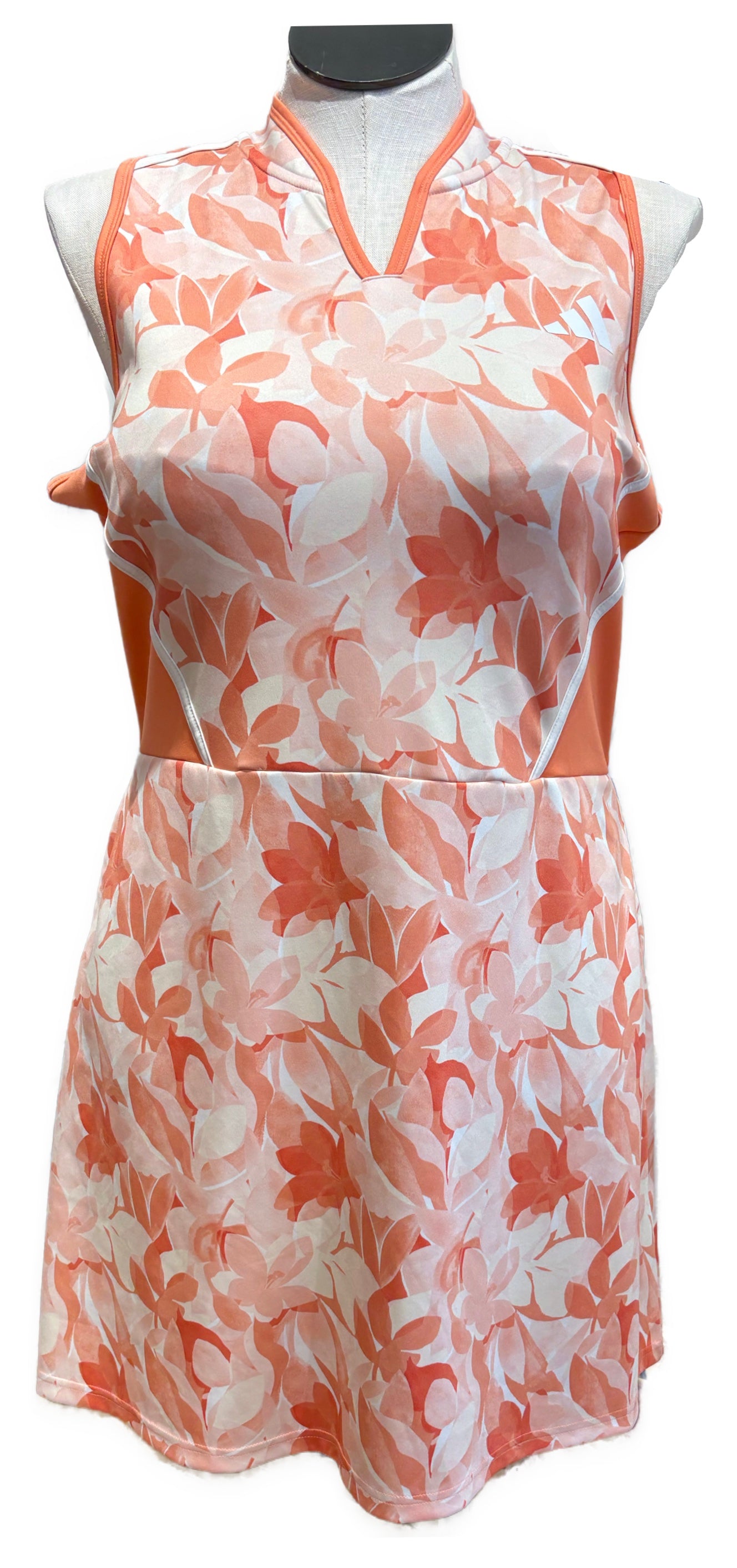 adidas golf dress Women's Coral & White Floral Print Sleeveless Size X 40off Blush Pink Heels Navy Size:10-11 Years Made with recycled and