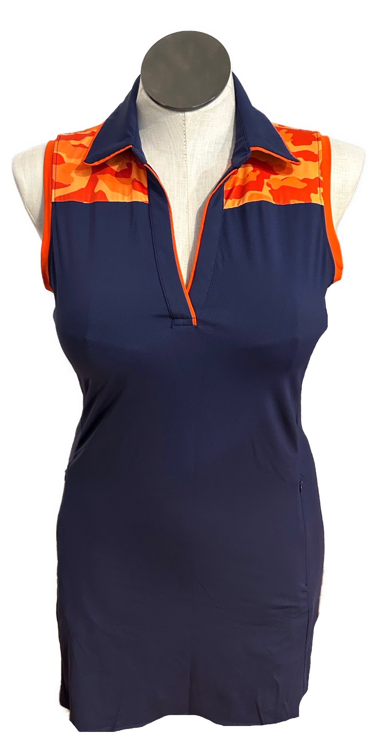 orange camo dress Kinona Navy & Golf Size M Color:07 Yellow  Print 20% Elastane spaghetti strap homecoming dress Modern Cheongsam – SAU
