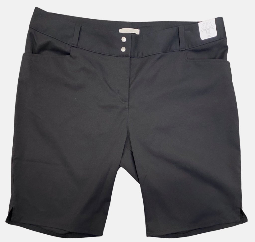 NEW Adidas Women's Black Bermuda Shorts Size 14