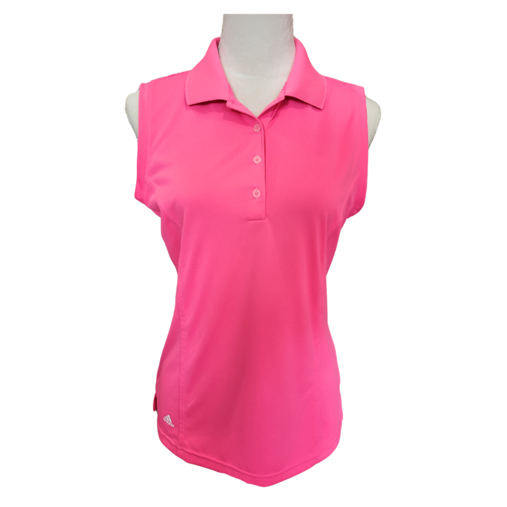 adidas women's sleeveless golf shirt