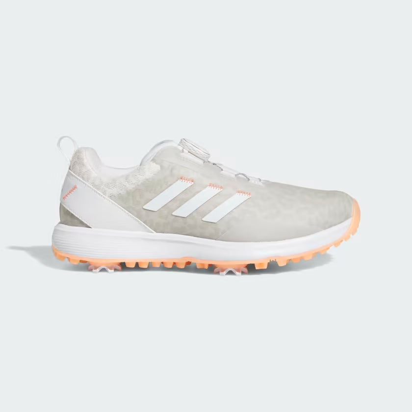 New Women's Adidas S2G BOA Golf Shoes Cloud White/Coral Size 8 MSP$110 New Women's Adidas S2G BOA Golf Shoes Cloud White/Coral Size 8 MSP$110