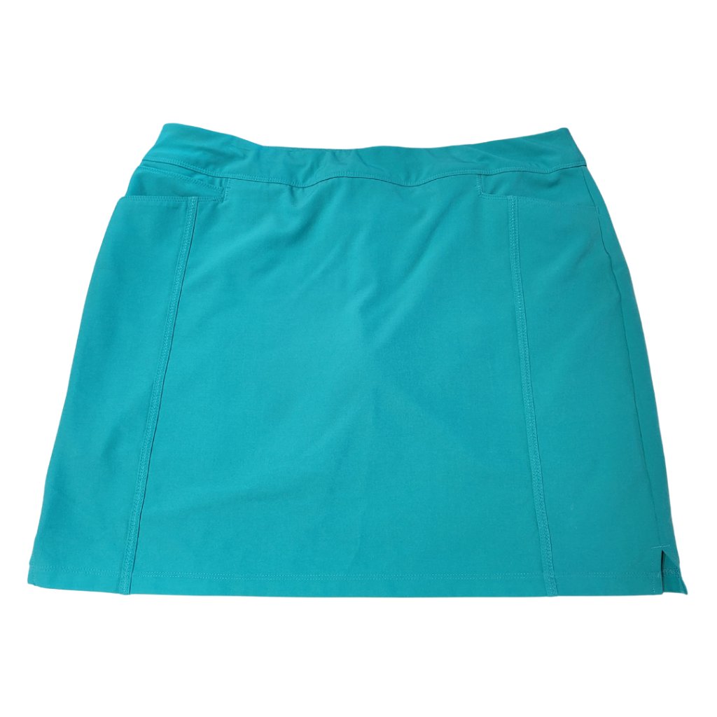 Adidas Solid Teal Women's Golf Skort Size L MSP$75