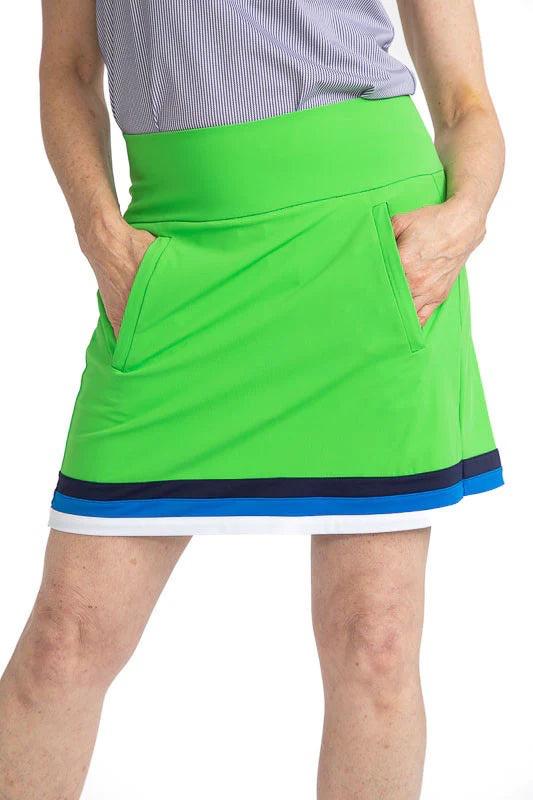 New Women's Kinona On the Fringe Golf Skort Fairway Green Size S MSP
