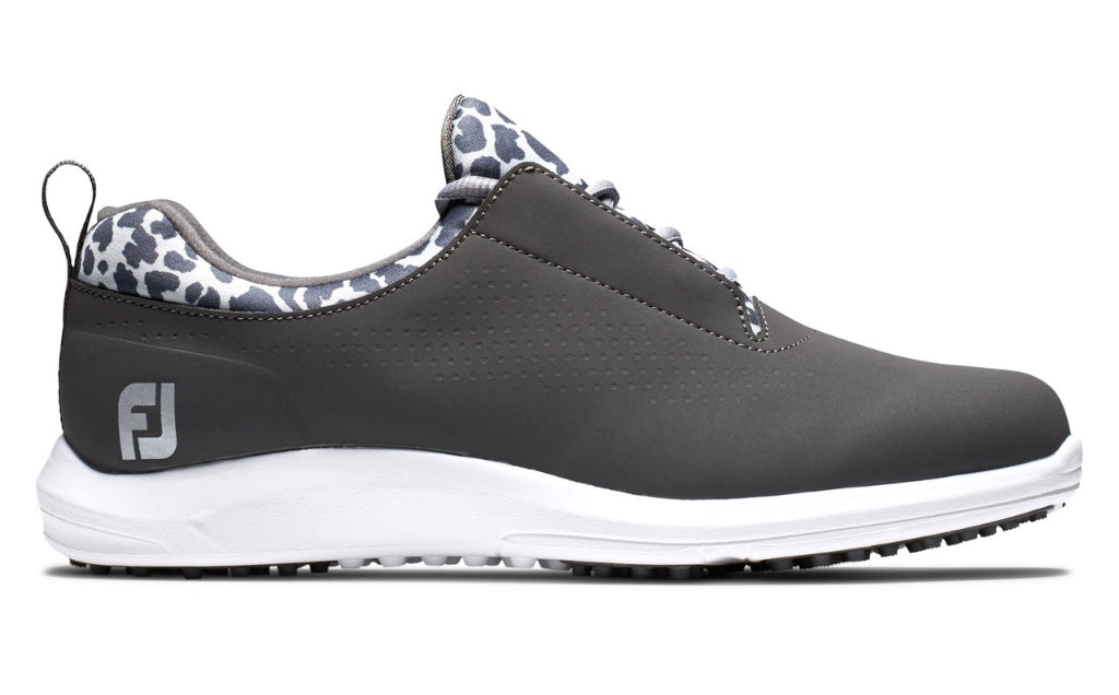 ☆Footjoy golf☆フットジョイ韓国 レディースSSシーズン New Footjoy Women's FJ Leisure Golf Shoes - Charcoal/Leopard Size 7