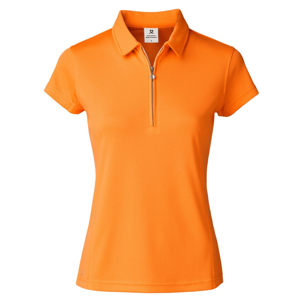 NEW Daily Sports Women's Macy Golf Polo w/Rhinestone Zipper Pull MSP$9