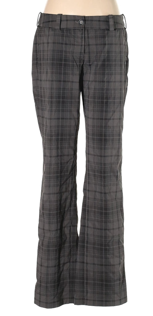 Nike Women's Gray Plaid Golf Pants Size
