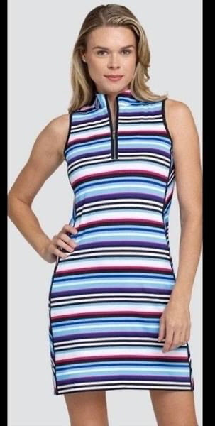 Tail Activewear Multicolored Striped Sleeveless Golf Dress Size XL MSP Tail Activewear Multicolored Striped Sleeveless Golf Dress Size XL MSP