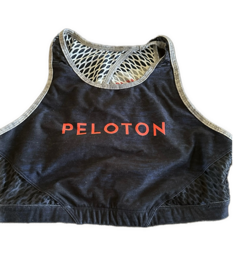 WITH (Wear it to Heart) Peloton Retro Roller Girl Sports Bra Size