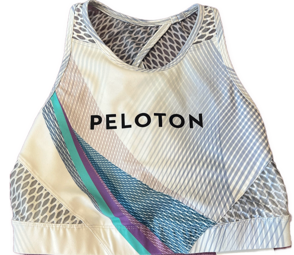 WITH (Wear it to Heart) High Neck Sports Bra w/ Peloton Logo