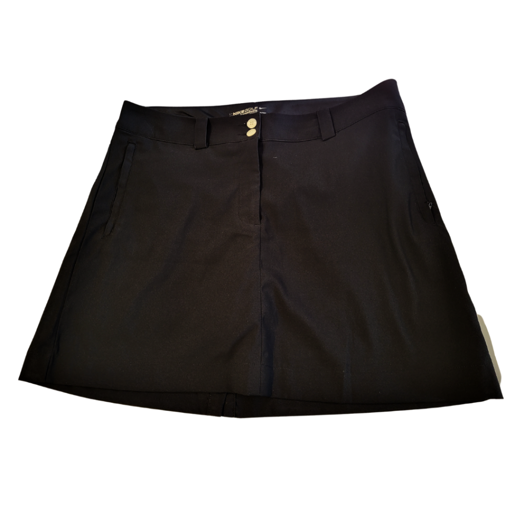 Black nike hotsell golf skirt