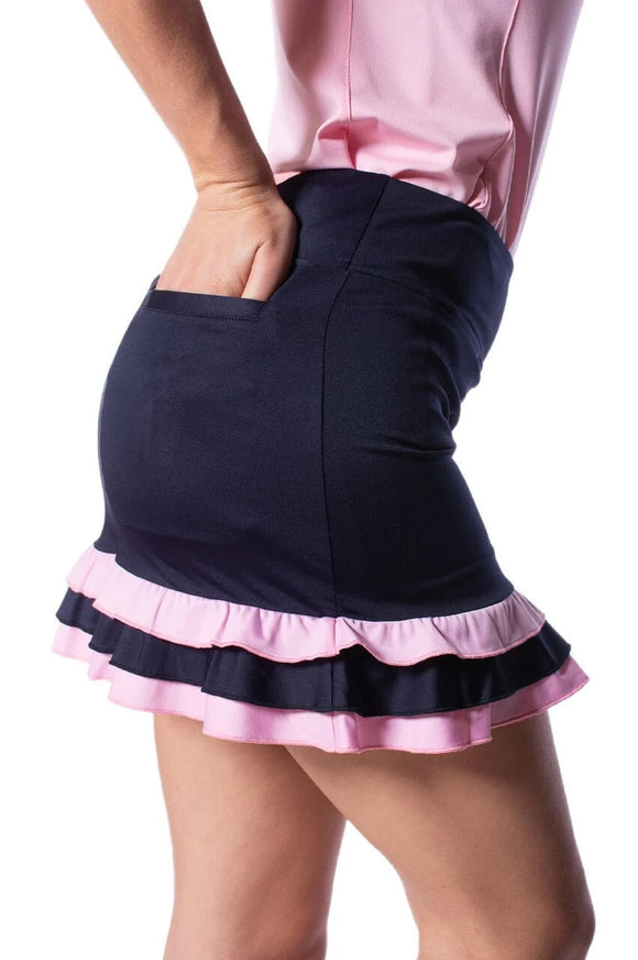 New Golftini Take a Chance Short Ruffle Golf Skort Size L MSP$116