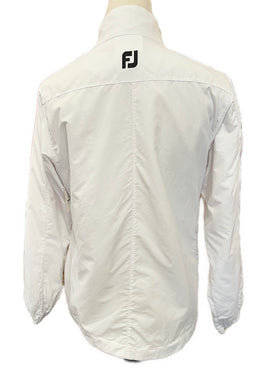Footjoy Women's White Full-Zip Woven Jacket W/ Logo Size M MSP$125 - 0