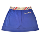 Izod Golf Blue Women's Golf Skort w/ Diagonal Striped Waistband Size S-2