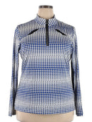 Tail Women's White, Royal & Black Dot Long Sleeve Golf Pullover Size XXL MSP$100-1