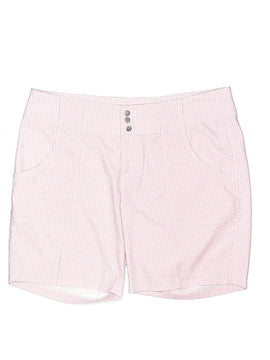 Jofit Pink & White Check Golf Shorts Size 6 MSP$88