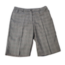 Monterey Club Gray & Pink Plaid Women's Golf Shorts Size 14-1