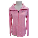 Women's Under Armour Heather Pink Long Sleeve Full-Zip w/Funnel Neck Size S MSP$65-1
