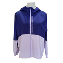 Women's Under Armour Misty Purple Rival Full-Zip Hooded Woven Cropped Jacket Size M MSP$65-5