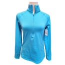Women's Under Armour Aqua 1/2 Zip Mock Long Sleeve Pullover Size S MSP$65-1