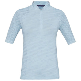 New Women's Under Armour Half Sleeve Zip Golf Polo Size M MSP$65