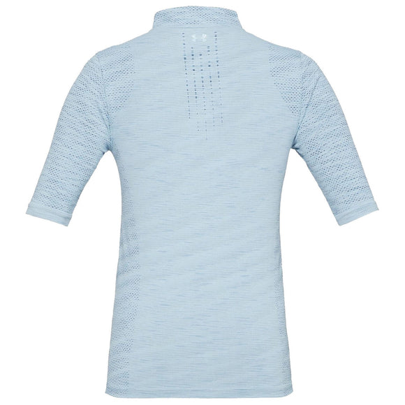 New Women's Under Armour Half Sleeve Zip Golf Polo Size M MSP$65