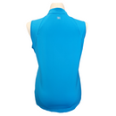 Tail Women's Sandria Zip Sleeveless Golf Top- Destny Blue  Size XL MSP$91-2