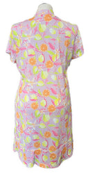 Tail Activewear Short Sleeve Tropical Citrus Print Golf Dress Size XL MSP$100-2