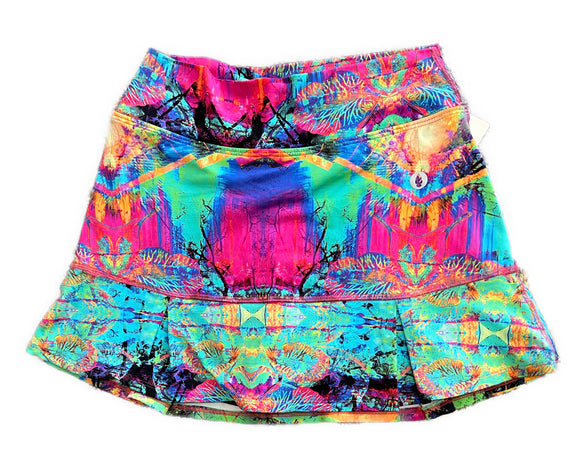 Dona Jo JoJo Multicolored Tennis Skort Size XS MSP$82