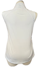 Puma Women's White Textured Stripe Sleeveless Golf Polo Size XL MSP$60-2