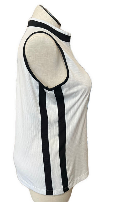 Tail Women's White & Black Sleeveless Golf Top Size XL MSP$96 - 0