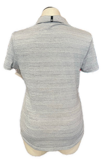 Puma Women's Gray & White Striped Golf Polo Size XL  MSP$65 - 0