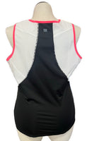 New Tail Activewear Black, White & Floral Tennis Tank Size XL MSP$75-2