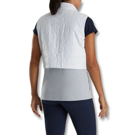 New Footjoy Women's White Layered Insulated Golf Vest MSP$176 - 0
