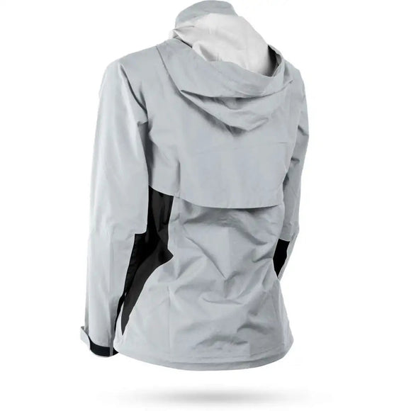 New Sun Mountain Women's Stratus Jacket- Platinum/Black Size M MSP$225
