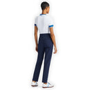 New Women's G/Fore Zip Tech Pique Golf Polo White/Blue MSP$130-4
