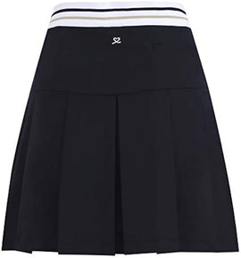 New Daily Sports Black Angela Pleated Golf Skorts Size 8 MSP$125 - 0