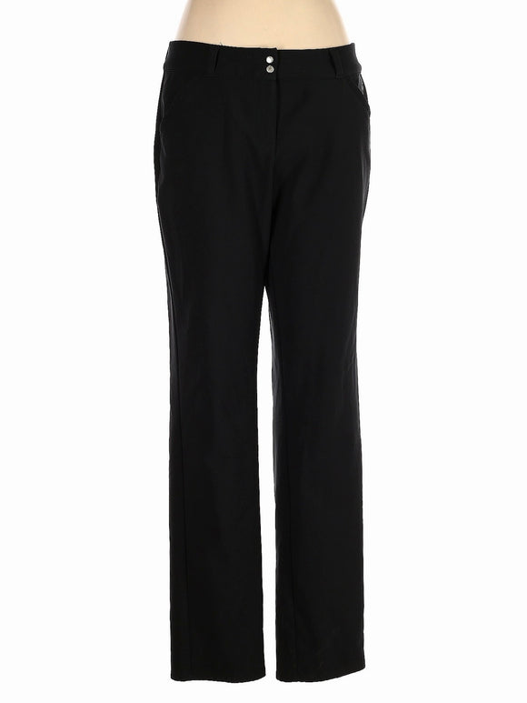 Adidas Women's Black Lined Golf Pants Size 8 MSP$100
