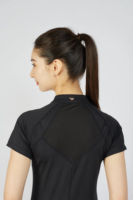 New Calliope Golf Black Lady Player Golf Polo Size S MSP$98 - 0