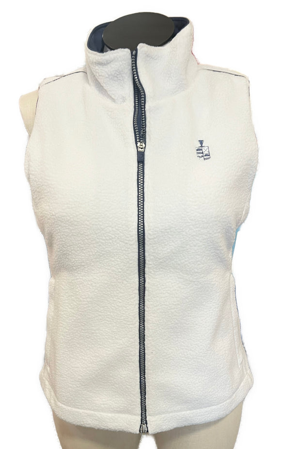 New Women's Zero Restriction Bree Fleece Golf Vest w/ Logo  Size L MSP$245