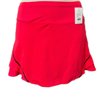 Tail Women's Red Layered Tennis Skort w/ Black Trim Size L MSP$70