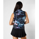 New Sunday Swagger Women's Golf Sleeveless Polo - Tropical Thunder-2