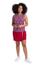 New Kinona Women's Light & Lovely Sleeveless Golf Top - Dot & Dash MSP$105 - 0