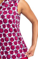New Kinona Women's Light & Lovely Sleeveless Golf Top - Dot & Dash MSP$105-4