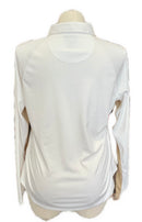 Greg Norman Solar XP White & Gold Women's Golf Sun Shirt Size XL MSP$85-2