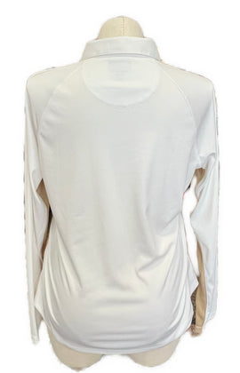 Greg Norman Solar XP White & Gold Women's Golf Sun Shirt Size XL MSP$85 - 0