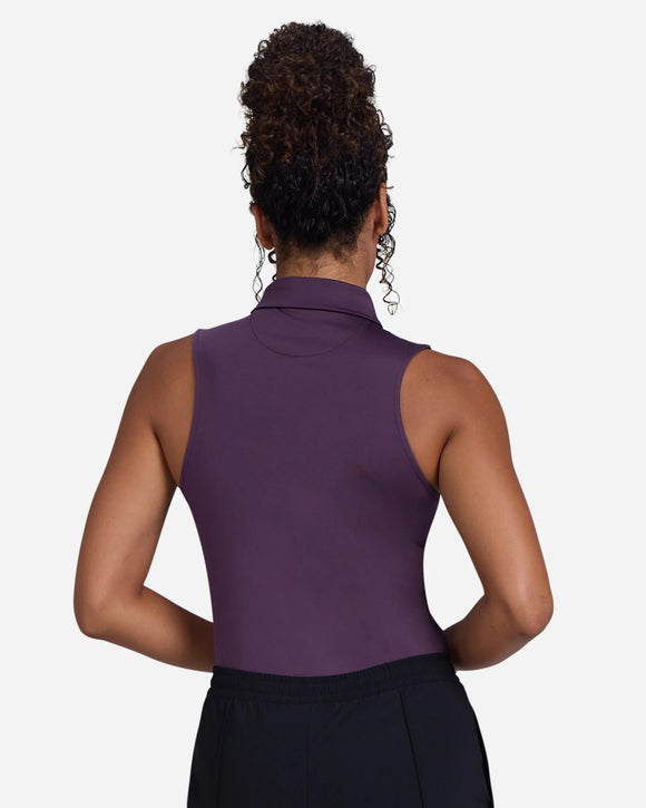 New Bad Birdie Women's Core Sleeveless Golf Polo - Jammy