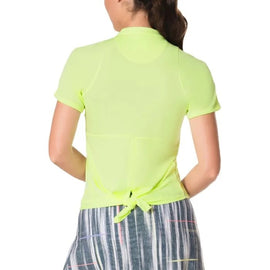 New Lucky In Love Womens Innovate Tie Back Golf Top Size S MSP$78 - 0